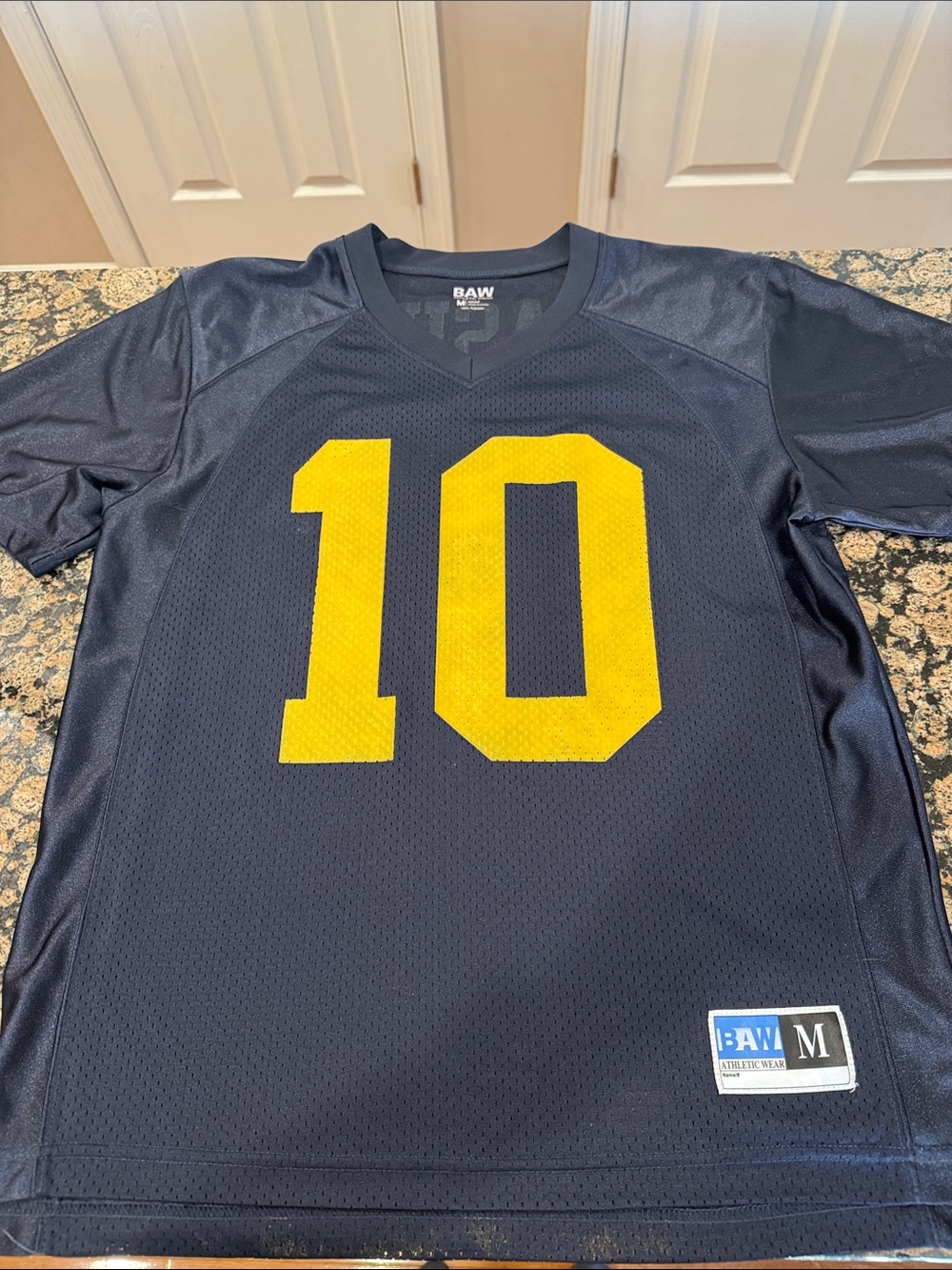 🏈⚡️🏈Kent Sate University Flashes Navy Athletic Football Jersey Shirt with Yellow